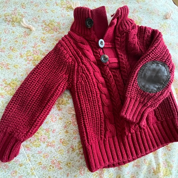12-18 Month Baby Gap Red Knit Sweater - Picture 1 of 3